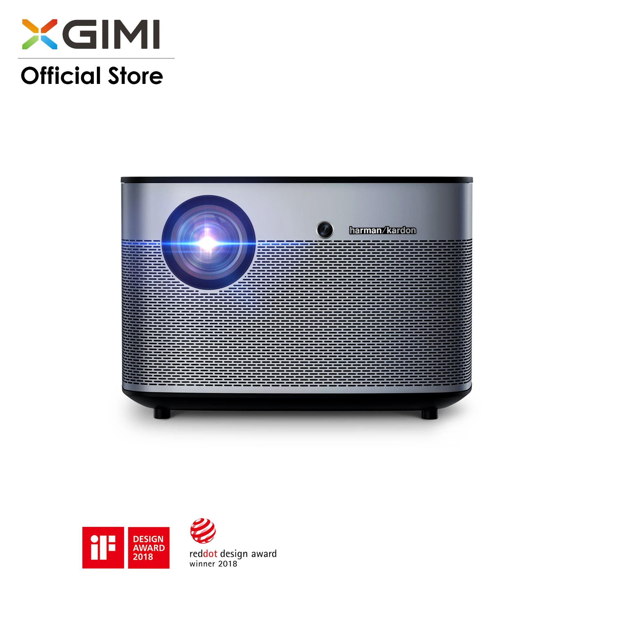 Умный домашний проектор XGIMI H2 1350 ANSI люменов 1080p Поддержка Android TV автофокус 3D Wifi