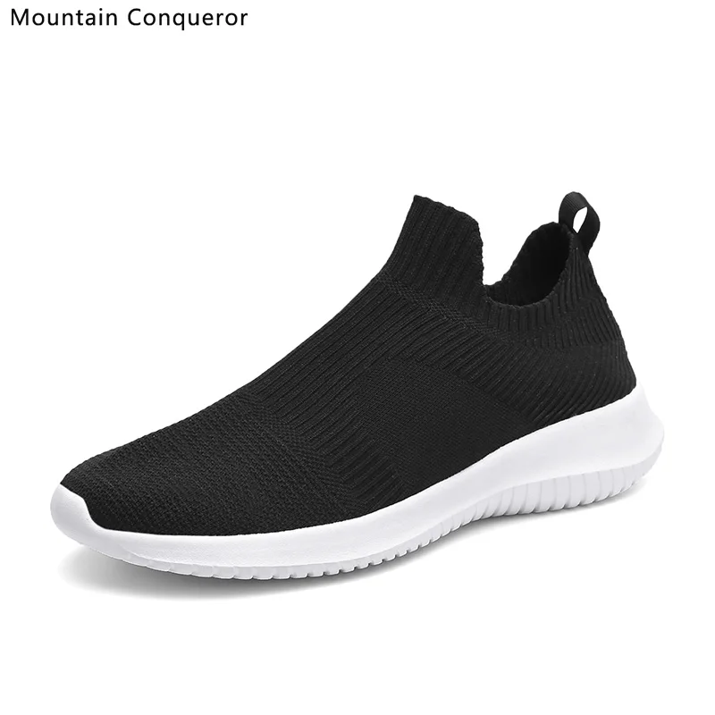 

Mountain Conqueror Plus Szie 39-46 Men Shoes Breathable Air Mesh Sneakers Slip on Summer Casual Shoes Men Lightweight Loafers