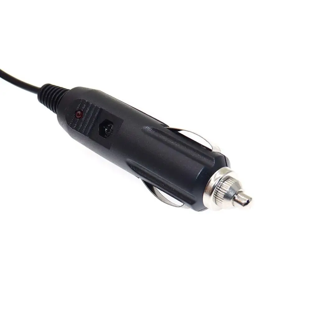 12V 1A 2A DC 5.5x2.1mm Cavo Adattatore Per Caricabatterie Per Auto Cavo Retrattile Jack Cc Ad Angolo Retto Con Fusibile 1.5m - Foto 6