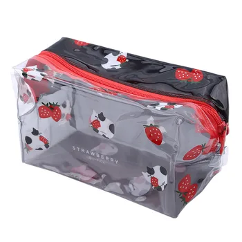 

Animal Prints Women Makeup Bag Travel Organizer Transparent PVC Toiletry Wash Bag Girls Beauty Case Waterproof Cosmetic Bag