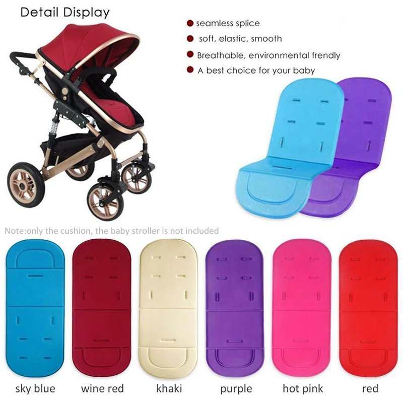 Baby Stroller Soft Cushion Pram Car Seat Mat Pushchair Cover Liner Pad Washable