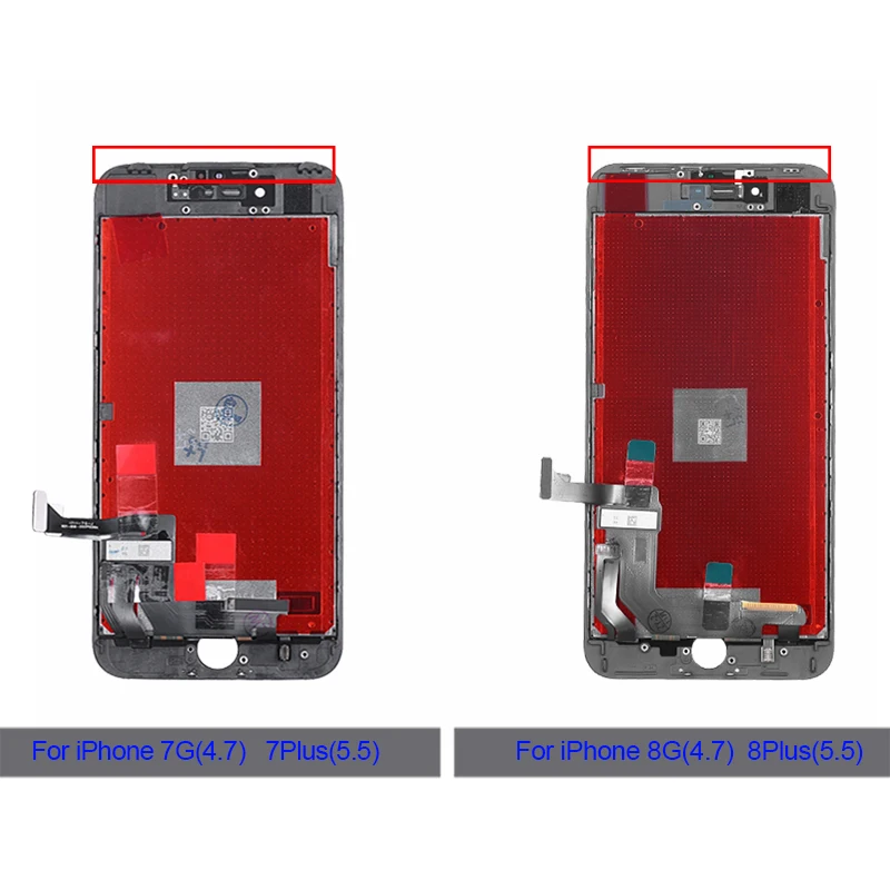 AAA LCD For iPhone 7 7 Plus 8 8 Plus LCD Display Touch Screen Assembly Replacement 5