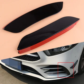 

CITALL Front Bumper Lip Splitter Spoiler Canard Air Vent Fog Lamp Trim Cover fit for Benz W177 A160 A180 A200 A250 A35 AMG 2019