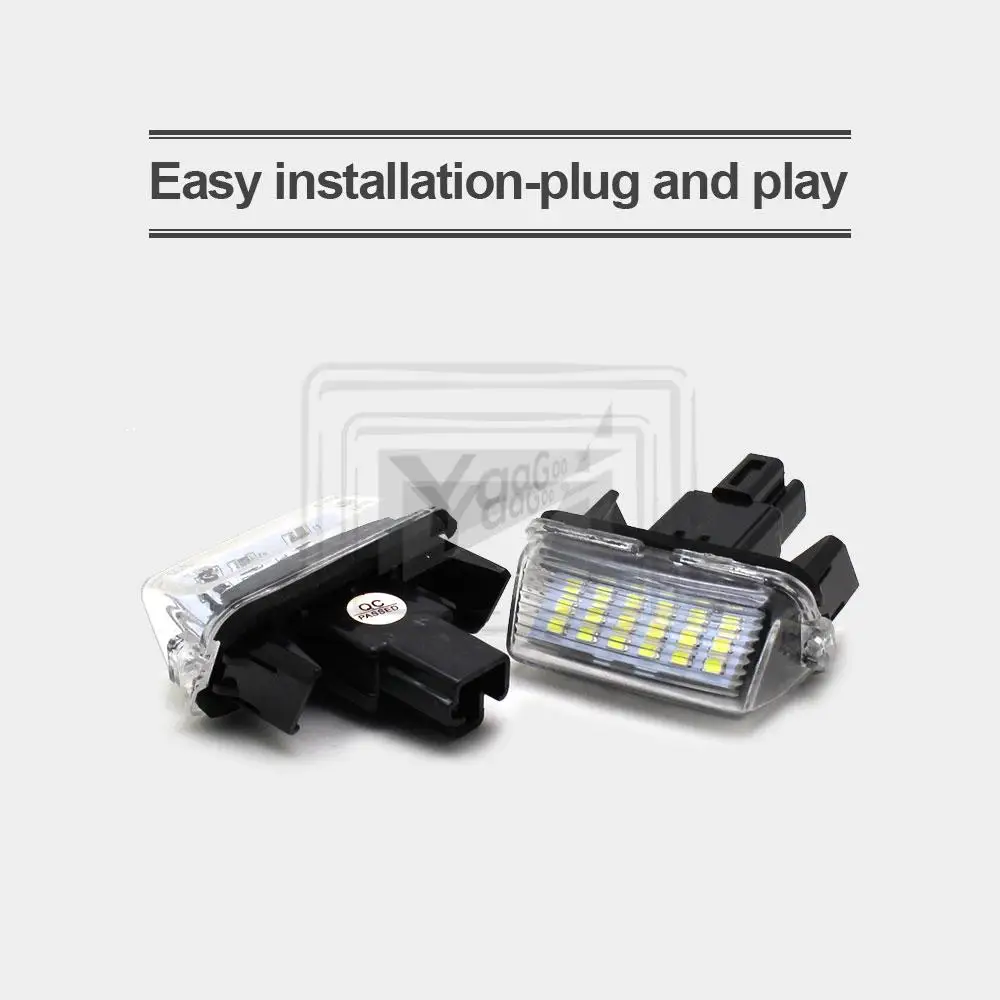 YaaGoo для Toyota Camry 2012-16/YARISL/EZ/VIOS 14-16 COROLLA 14-16/Lewin светодиодный светильник для номерного знака