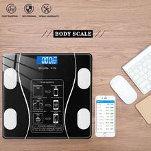 Smart Weight Scale Digital Bathroom Floor Scales Body Fat Electronic Weighing Scale Bluetooth Sync App Analyze Body Composition