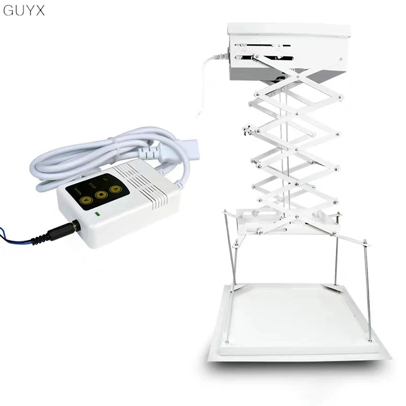 

Intelligent central control projector Electric automatic lifting concealed ceiling hanger, multi-function household telesco