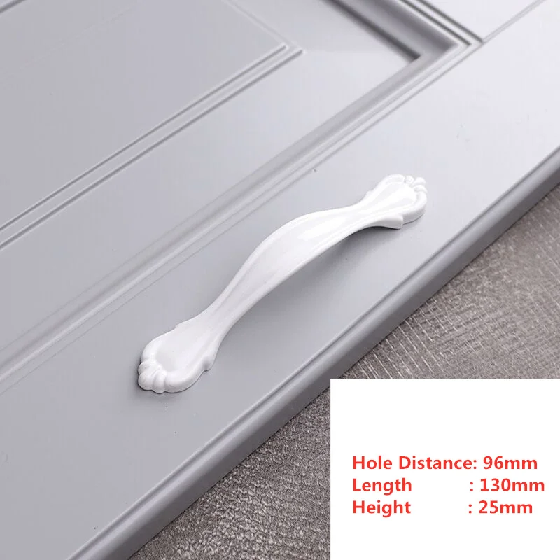 Simplicity Fuji White Kitchen and Furniture Handles
