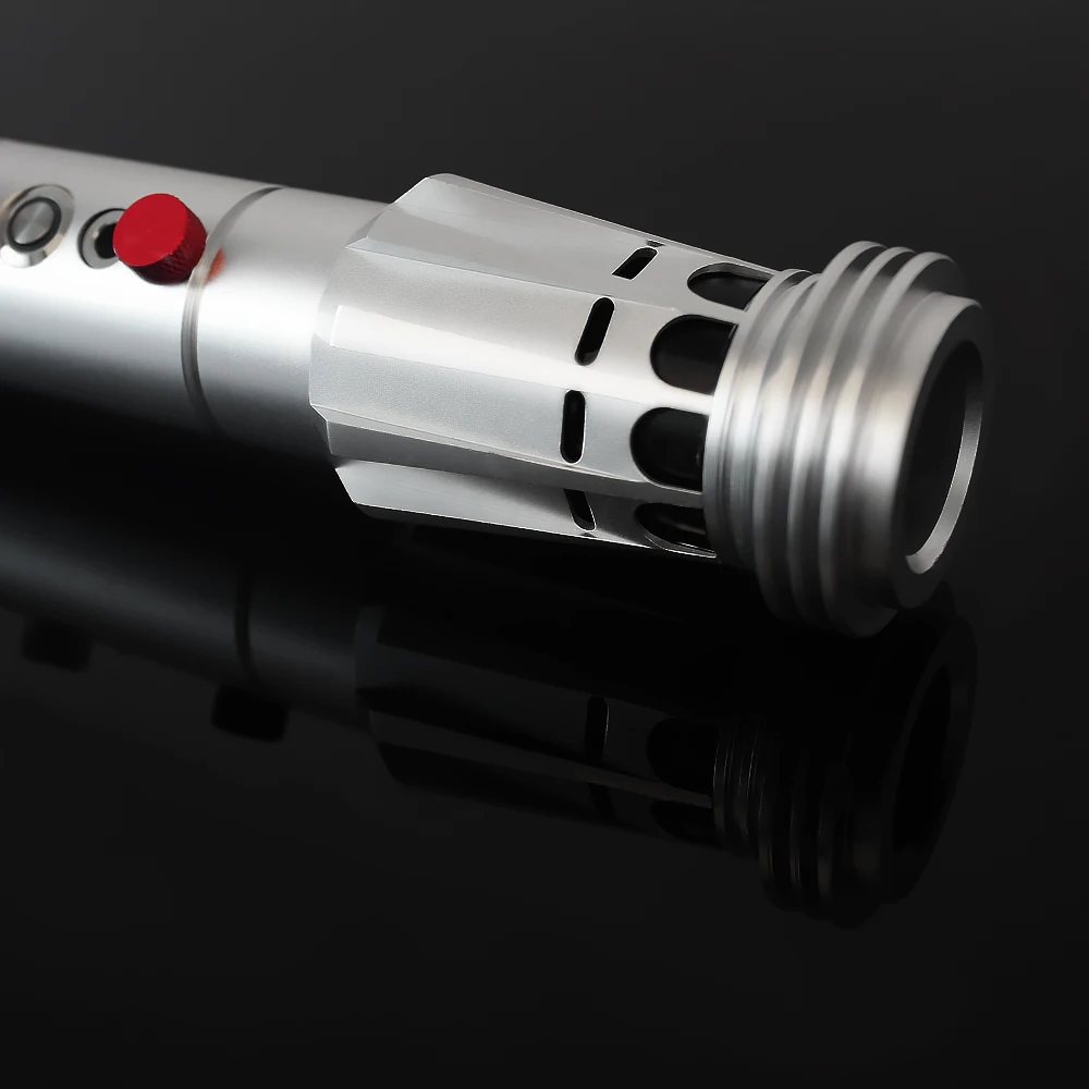 YDDSABER metal hilt heavy dueling Darth Maul double blade lightsaber from star the wars with electronics