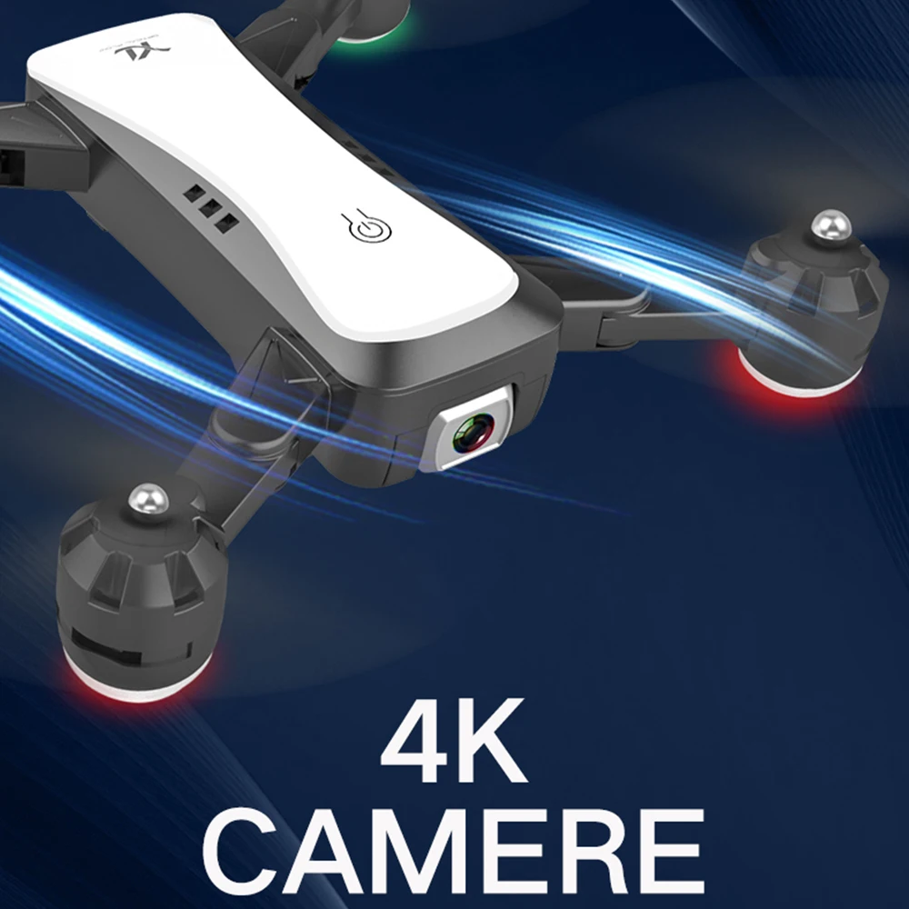 

RC Quadcopter S36 Drone 4K HD ESC Wide Angle Dual Camera WIFI FPV Foldable Optical Flow Selfie Drones Professional Follow Me