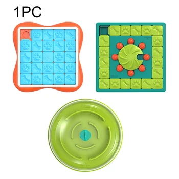 

Slow Dispensing Dog Toys Accessories Food Feeder Intelligence Floor Funny Gift Portable Training Home ABS Interactive Game