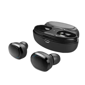 

T12 TWS Bluetooth Earphones Double Stereo Wireless Earbuds Bass Bluetooth V5.0 Headset Handsfree For Phones PC Pad TV Car Pad