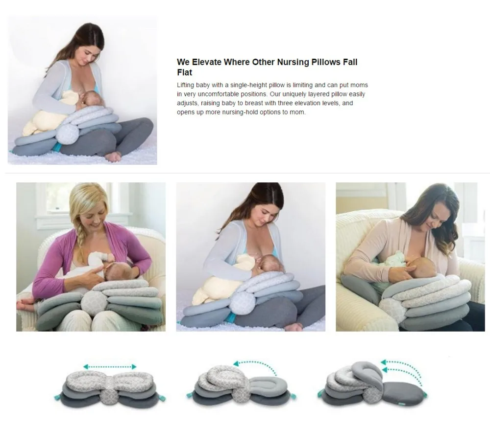 layered nursing pillow