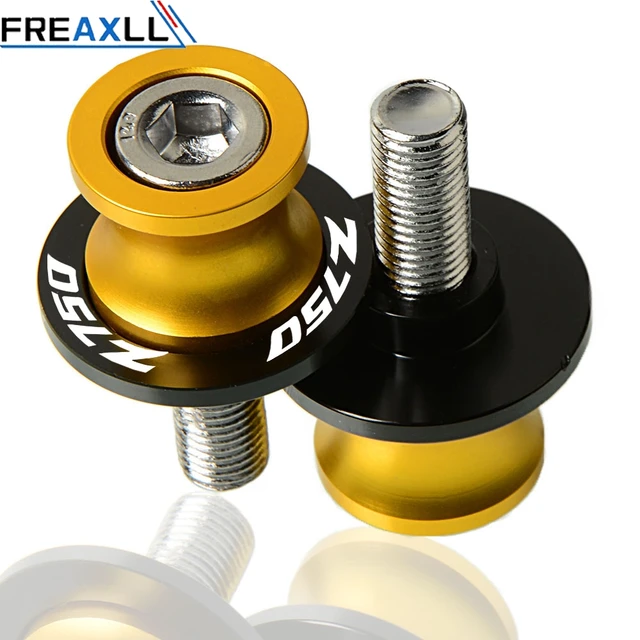 Z750 For KAWASAKI Z750 Z 750 2007 2008 2009 2010 2011 Motorcycle Accessoires Swingarm Slider Spools 10MM Stand Screws Cover Gold 10mm