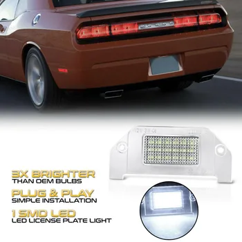 

For Dodge Charger Challenger 2006-2014 License plate light Super License Plate