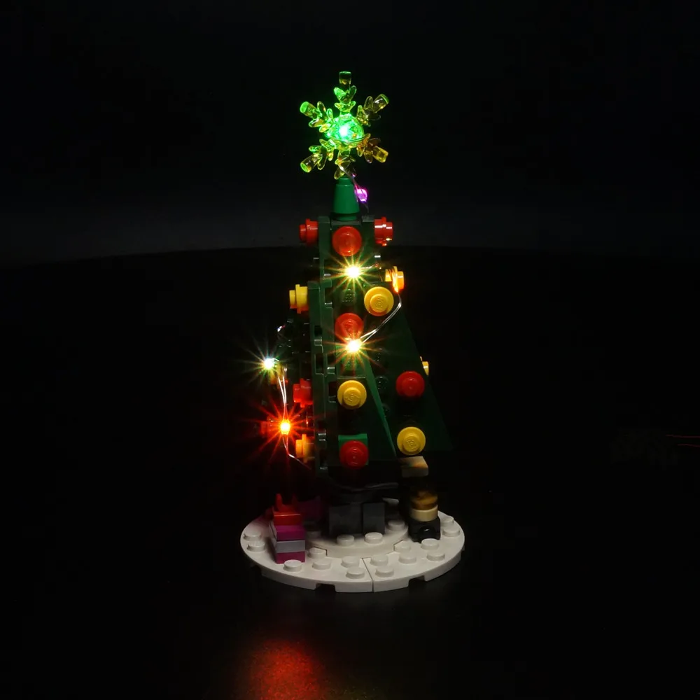 LED Light Set For Christmas Gift 10263 Winter Village Fire Station City Car DIY Toys Gift Blocks Bricks Lighting Kit No Model 4