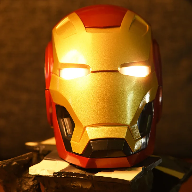 

Mini Iron Man Wireless Speaker Powerful Portable Computer Speakers Novel Gift Practical Radio Music Center Drop Shipping