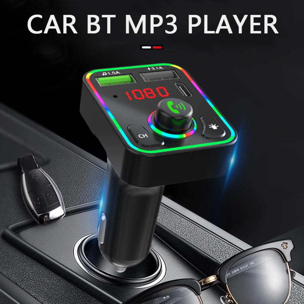 FM-трансмиттер автомобильный с поддержкой Bluetooth 5 0 и двумя USB-портами | Автомобили