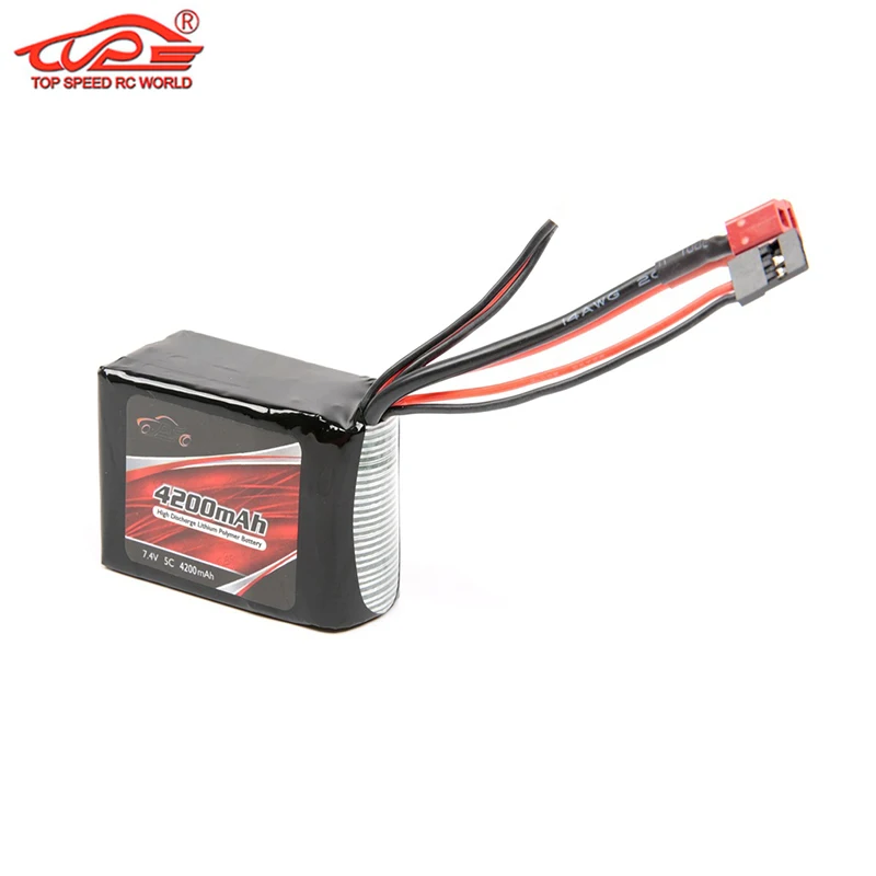 7 4 V 5C 4200 MAh литиевая батарея (68mm * 43mm 41mm) для 1/5 HPI KM ROFUN ROVAN mcd redcat Baja Truck Rc