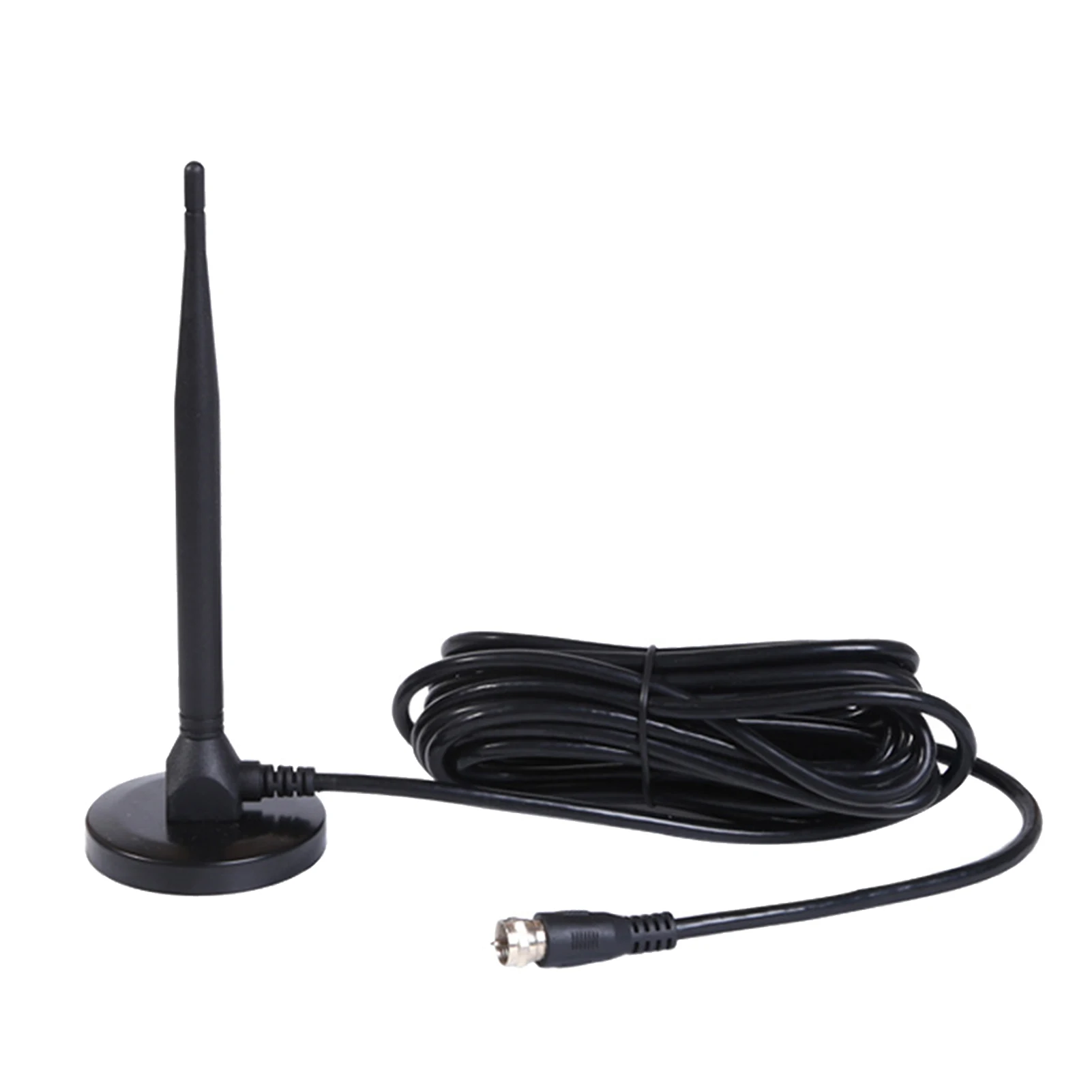 Black Plastic Practical Powerful Car Antenna Stable Signal Receiver Roof Mount High Indoor For Digital TV Outdoor Use | Автомобили и