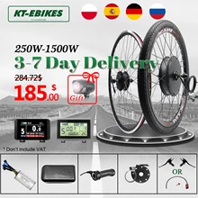 Ebike kit 36v 500w 48v 1500w 1000w 750w e-bike e bicicleta cubo da roda do motor bicicleta elétrica kit de conversão bicicleta elétrica
