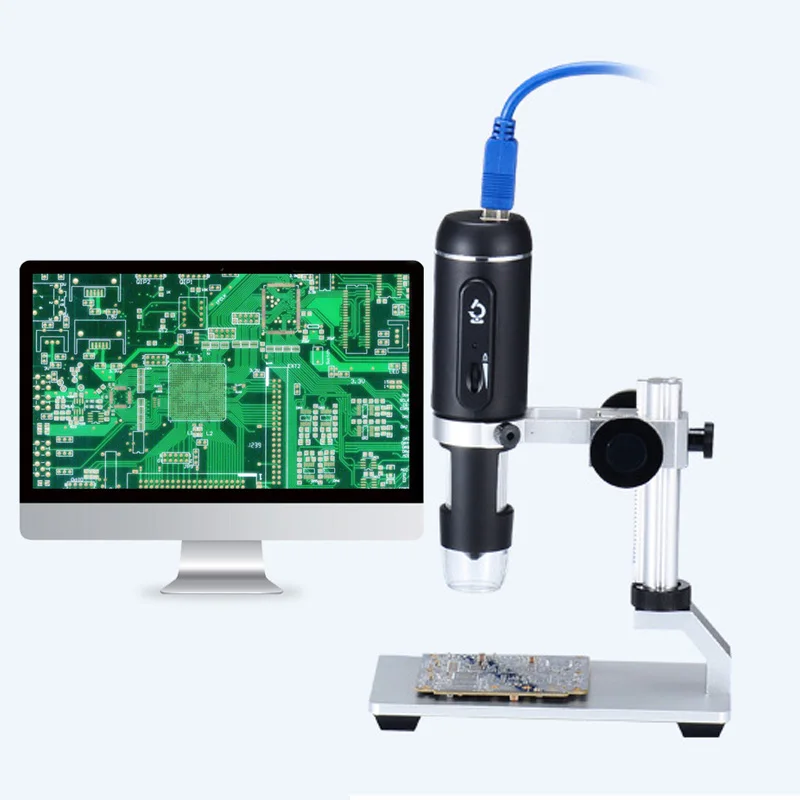 

Professional 1000X USB 3.0 Digital Microscope 5MP Zoom HD Camera Electronic Magnifier with Holder For Repair Cell Mobile Phone
