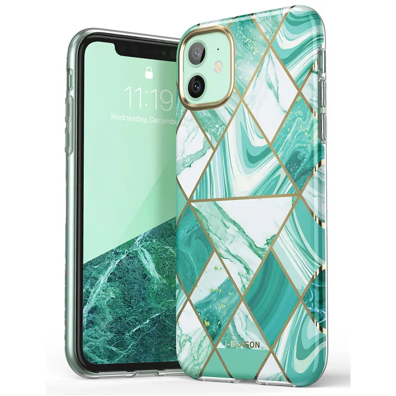 i-Blason For iPhone 11 Case 6.1 inch( Release) Cosmo Lite Stylish Hybrid Premium Protective Slim Bumper Marble Back Cover