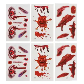 

3OPcs Stickers Durable Useful Creative Holiday Props for Halloween