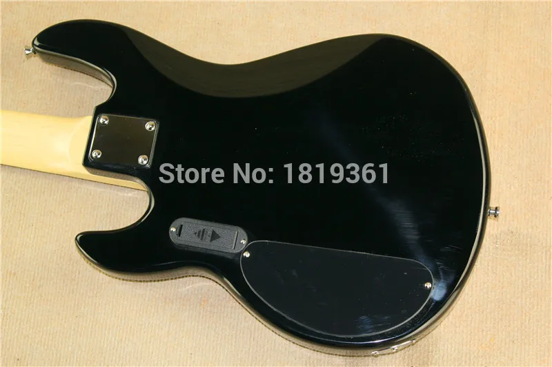Одежда высшего качества черный Басс гитара Music Man stingray 5 струны для электрической Басс-гитара с инициативу звукосниматель 9V Батарея активный звукосниматель 151-1