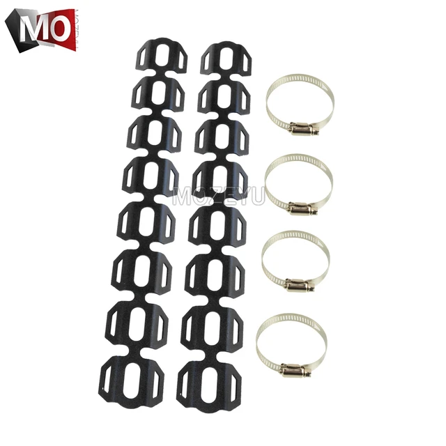 Motorcycle Exhaust Pipe Header Wrap Water Cooled Heat Shield Guard Cover For BMW R1250GS R1150GS Adventure R1100GS R100GS F800GT Black