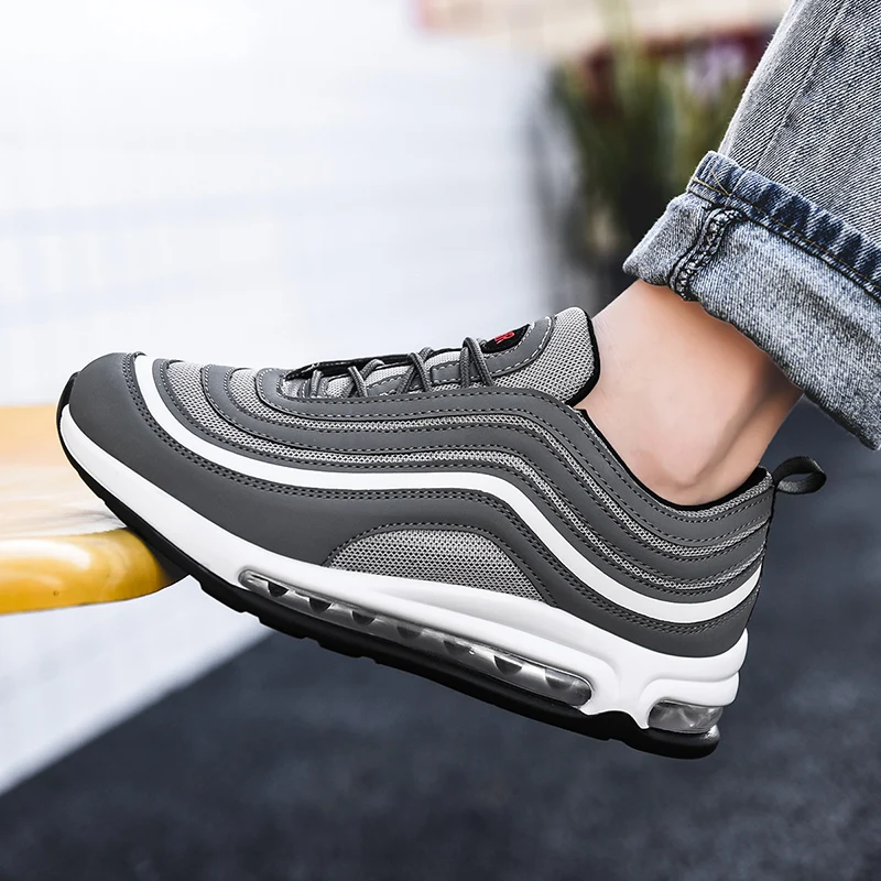 

New Men Sneakers Shoes Air Thick-soled Increased Running Shoes Mesh Casual Running Shoes Men Couple Style Women Jogging Shoes