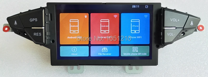  Ouchuangbo auto stereo gps radio for FAW Besturn B70 2014 2015 with android 8.1 system 1080P video 
