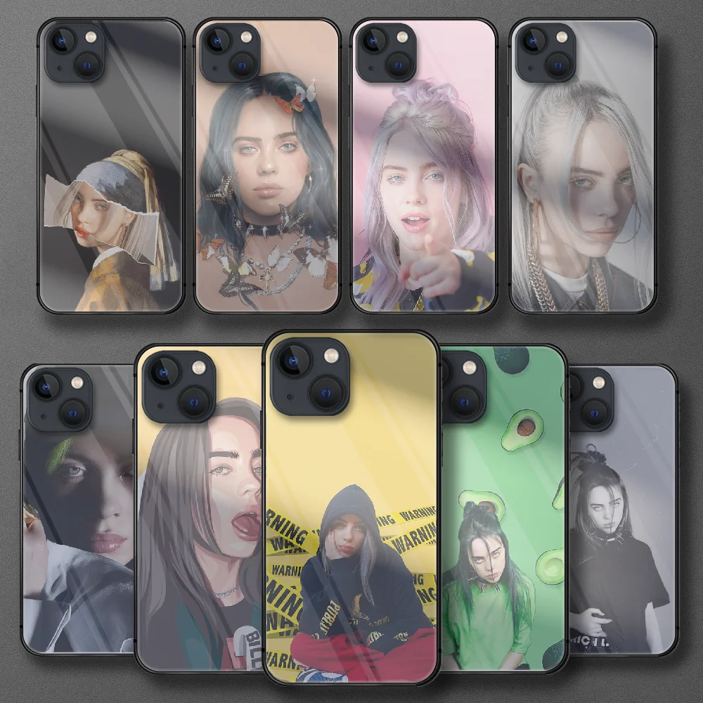 Singer Billys Tempered Glass Phone Case For IPhone 5 6 7 8 11 12 13 S SE X Xs Xr Plus Pro Max Mini Cover Cell Bumper Waterproof | Мобильные