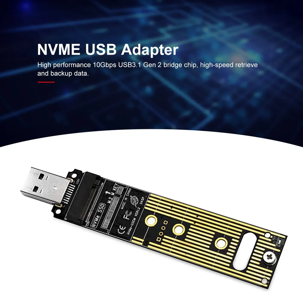 NVME M2 к USB3.1 M2 к USB3.0 жесткий диск M.2 NVME SSD к USB адаптер с высокой производительностью 10 Гбит/с USB3.1 Gen 2 мостовой чип