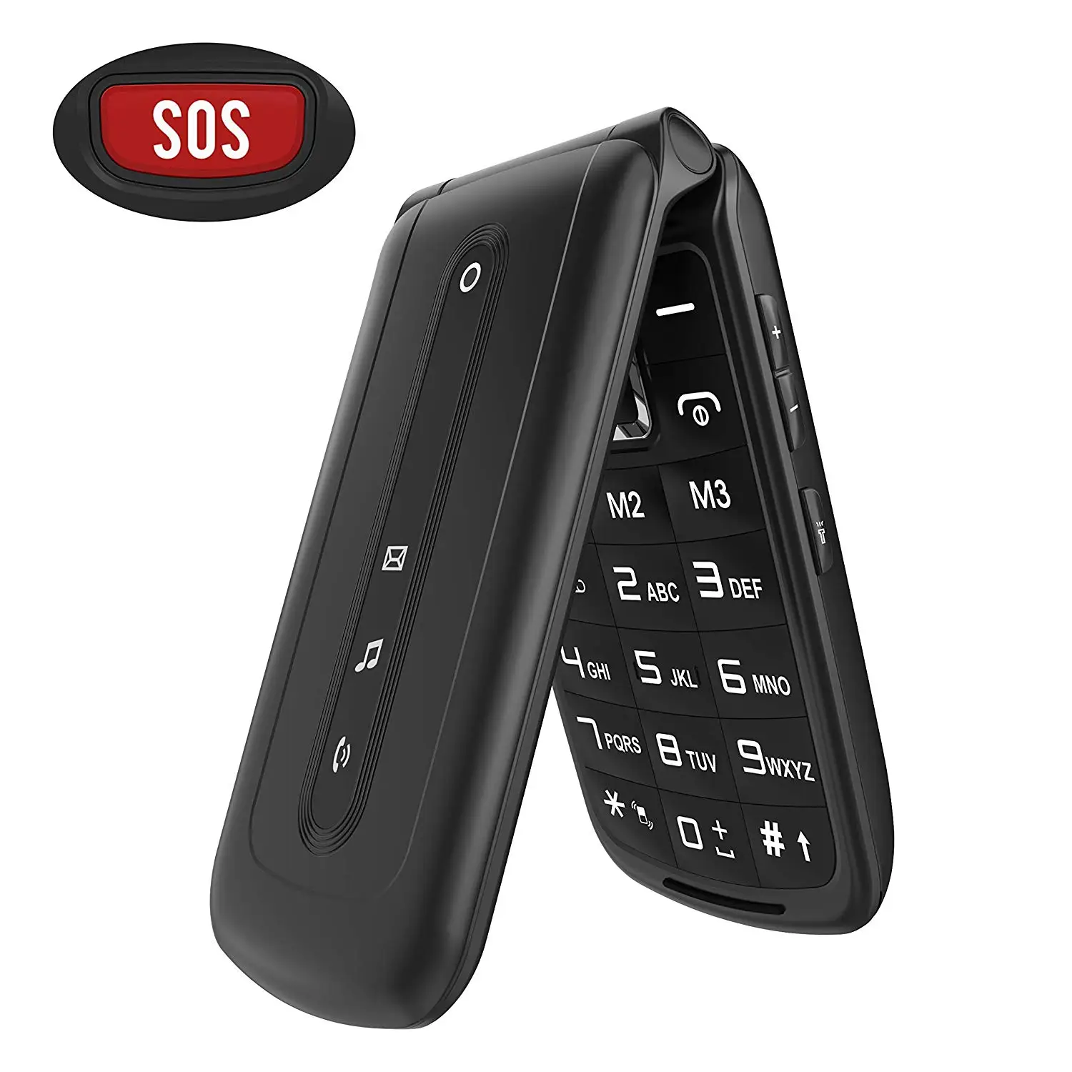 Сотовый телефон с откидной крышкой GSM 1 77 2 8 дюйма двойной дисплей две SIM карты