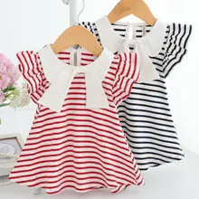 Лидер продаж года; милая разноцветная летняя одежда без рукавов с большим бантом для девочек; милое платье в полоску на бретельках для малышей; платье для дня рождения