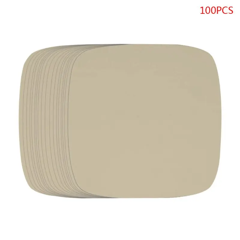

100pcs Air Fryer Steam Liners Sheets Non-stick Wood Pulp Paper Baking Mat Tool