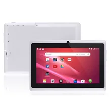 50pcs 7inch Q88 tablets with silicon case 7″ Quad core android 4.4 kids tablet pc allwinner 8GB HD 1024*600 tablets dual camera
