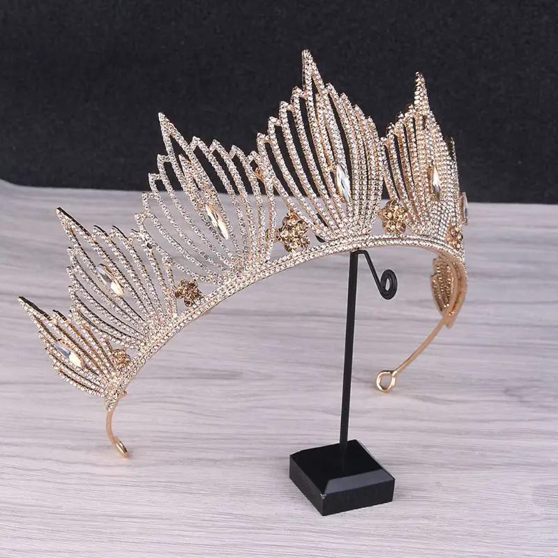 

Birthday Crown Rhinestone Crystal Decoration Headband Prom