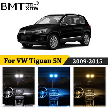 

BMTxms 14Pcs Car LED Interior Map Dome Light Kit For Volkswagen Tiguan VW-C-18 2009-2015 Auto Accessories
