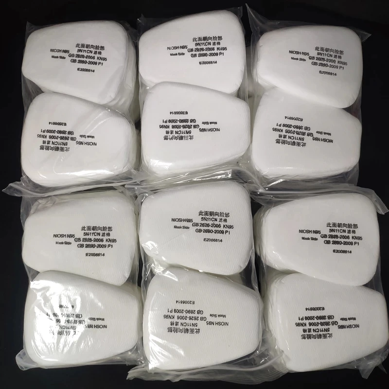 5N11 Dust Cotton Filter Paper 501 Holder For 3M 6001/6200/7502/6800 Chemical Spraying Painting Respirator Gas Mask Accessories - Famidy.com