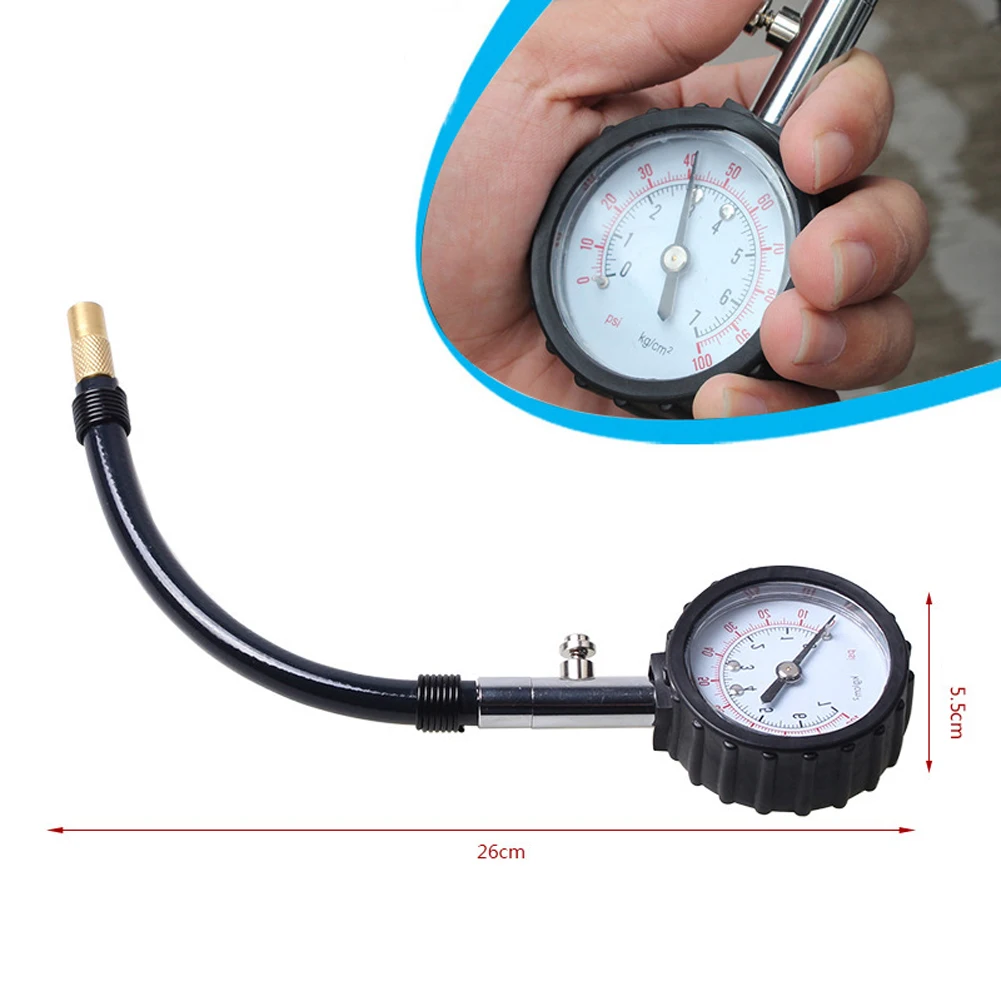 0-100psi автомобильные шины покрышки надувной манометр Профессиональный Aotu воздуха давление компрессорные инструменты шины воздуха давление тестер Датчик