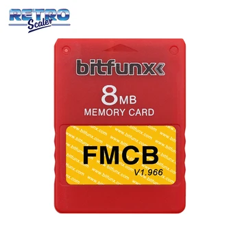 

RetroScaler Colorful FMCB Free McBoot v1.966 8MB Memory Card Eight Colors for PS2 Console