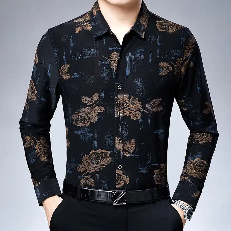 camisas de terciopelo para hombre