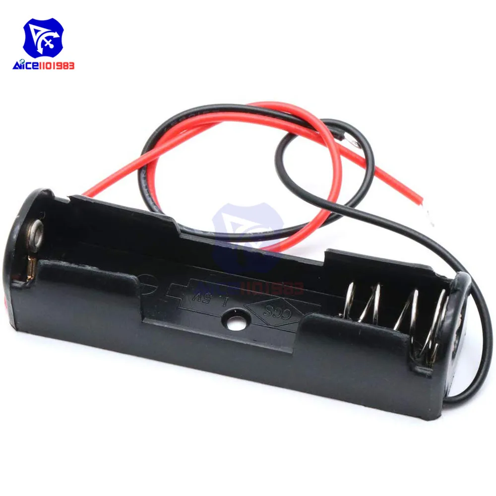 Diymore 1 шт пластиковый держатель батареи с проводом * AA сотовый пакет|holder box|holder aaholder