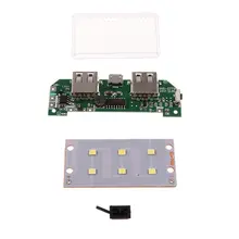 10000 мАч Внешний Аккумулятор Чехол 5 в 2 А usb порты DIY зарядное устройство коробка DIY для samsung Xiaomi huawei мобильный телефон оптом LX9A