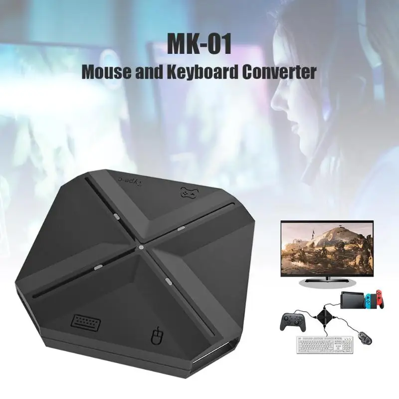 Game Handle Turn Keyboard Mouse Throne Play Chicken Eating Pubg Artifact for Switch / Xbox / PS4 / 
