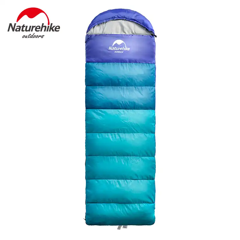 Naturehike冬寝袋超軽量防水ポータブルエンベロープ綿キルトにスプライシング旅行屋外キャンプ寝袋 寝袋 Aliexpress