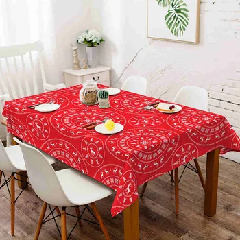

Simple tablecloth, cotton and linen tablecloth, printed tablecloth, table flag ok
