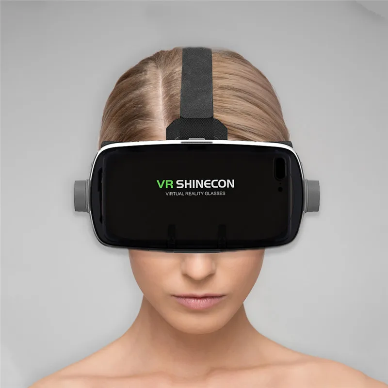 Новые Shinecon 9 0 VR Очки виртуальной реальности с геймпадом 3D очки гарнитура шлем
