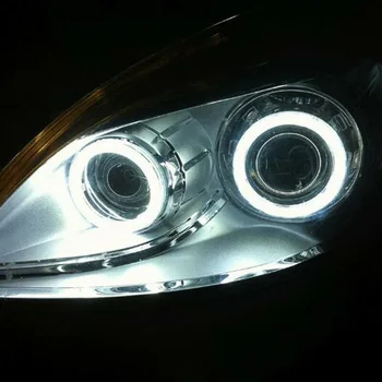 

DC12V-24V 2pcs RGB Colorful COB Car Headlight Angel Eyes Light LED Halo Rings APP Control Waterproof Car Styling Accessories